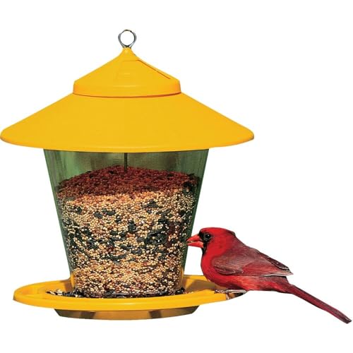 Audubon NA6231 4 Lb Capacity Hopper Granary Bird Feeder Assorted Colors