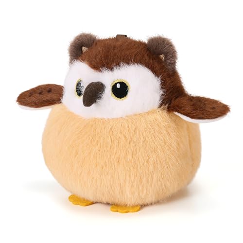 Cute Owls Plushies Soft Bird Owl Stuffed Animal Toy Gift for Kids | Bag Pendant Little Owls Stuffed Animals Plush Toy Christmas Birthday Valentine's Day Gift for Girlfriends Boyfriends - color: Owl