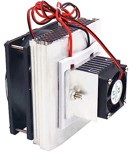 Mini Air Conditioner DC 12V DIY Thermoelectric Peltier Refrigeration Cooling System Heat Sink Conduction Module Semiconductor Fridge Refrigeration Cooling System DIY Kit - style: Single