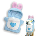 Love Bellyband Rabbit Ears Pet Bird Costume, Cozy Cute Cosplay Photo Prop Clothes Parrots Flight Suit, Bird Hoodie for African Greys Monk Parakeet Cockatiel, L, 1 Piece - size: L