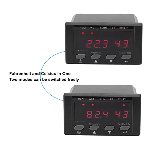 Digital Temperature Controller AC220V/110V Automatic Thermostat Incubator | Temp Humidity Controller for Greenhouse