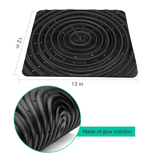 10 Pack Washable Nesting Pads Chicken Nesting Boxes Chicken Bedding for Chicken Coop, 13 x 12 inch - color: 10pack-black