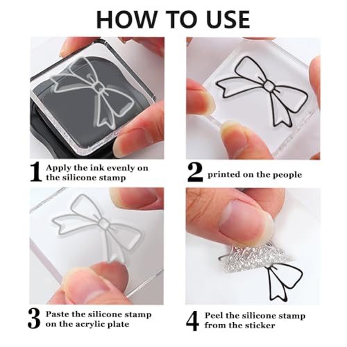 CHGCRAFT Various Bottle Style Clear Stamps Glass Bottle and Inkwell Silicone Stamp Seal for DIY Scrapbooking and Card Making Paper Craft Decor 6.3 × 4.3 Inch - style: Bottle