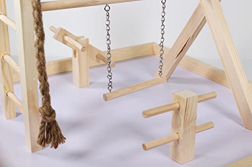 Penn-Plax Bird Life Wooden Playpen – Perfect for Conures, Ring Necks, Quakers, Amazons, and African Greys – Extra-Extra Large Size (Natural Brown) - color: Natural, size: Extra-Extra Large