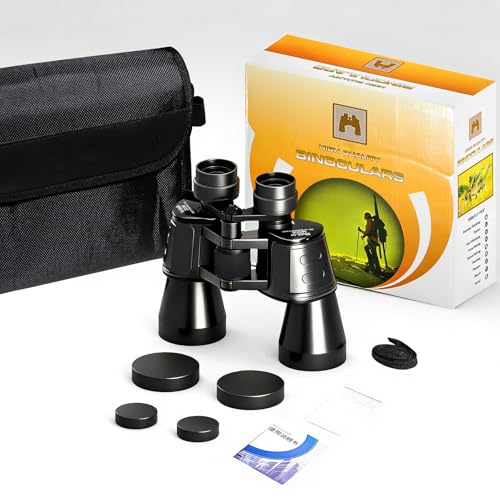 10-30x50 Zoom Binoculars for Adults High Powered - Lightweight Waterproof Binoculars for Hunting Bird Watching Travel Cruise