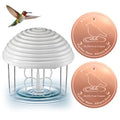 Bird Bath Water Agitator with 2 Round 99.99% Pure Copper Disk, Battery Powered Bird Bath Circulator, Quiet Waterproof Mover Keeps Water Fresh for All Season Use (Butterfly Paddle) - style: Butterfly Paddle