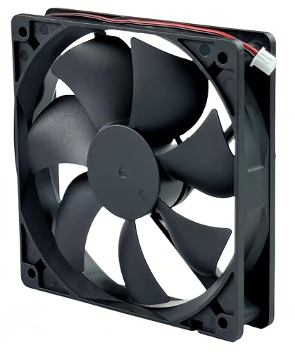 TD1225LS Cooling Fan, DC12V 0.18A 120x120x25mm 2-Wire DC BRUSHLESS Fan TD1225LS