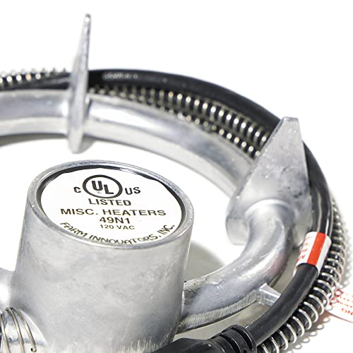 Farm Innovators 3 Pack Bucket De-Icer for up to 5 Gallon Bucket - 250W Aluminum Water Heater for Plastic or Metal Livestock Water Container - size: 3 Pack