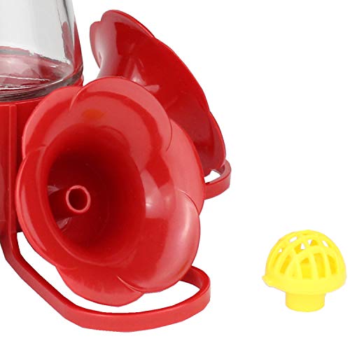 Perky-Pet Replacement Bee Guards for Hummingbird Feeders, 4-Pack | Yellow Snap-Open Design Compatible with Models 203CPBN, 203CPBR, 204CP-4, 403CP, Outdoor Bird Feeder Accessories - size: 3.04W x 1.01D ins.