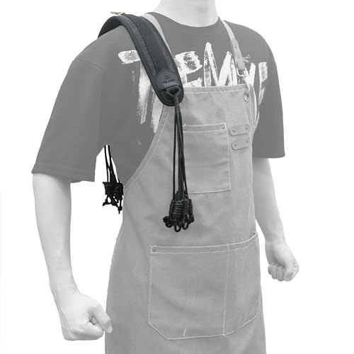 WAYNE'S DOG Canvas Bird Game Carrier, Waterfowl Dove Small Animal Game Carrier Hanger Tote Shooting Accessories (Black) - color: Black