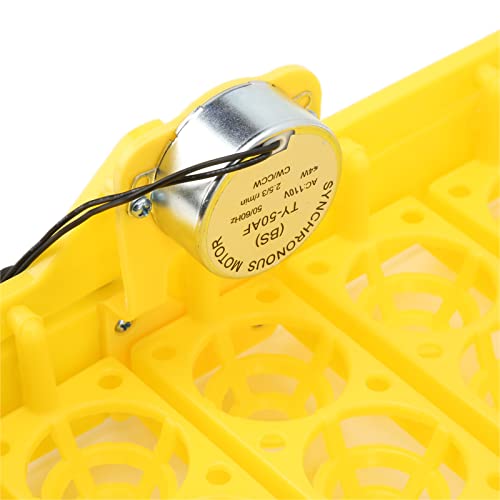 Automatic Egg Turner, 110V Swing Around 45 Degrees to Turn the Egg Tray Egg Hatching Tray 56 Eggs Fully Automatic Incubator(110V) - color: 110V