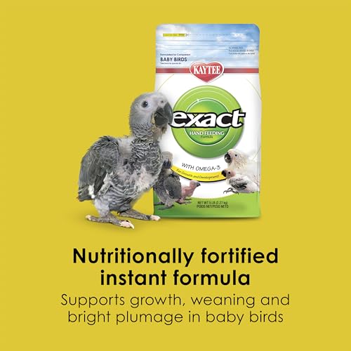 Kaytee Exact Hand Feeding Formula Baby Bird Food for Baby Birds, 5 Pounds - size: 5 Pound (Pack of 1)