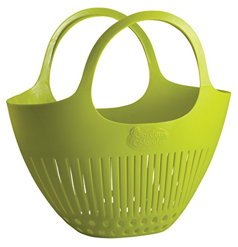 Hutzler Garden Colander Garden Basket, large, Green - color: Green, size: Large