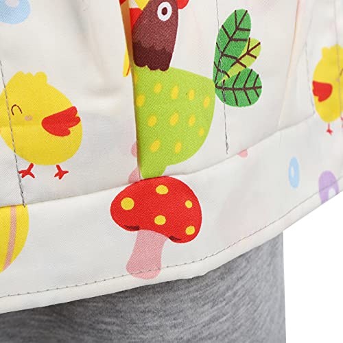 Jeanoko Eggs Collecting Apron Durable Cotton Twill Multiple Pockets for Egg Gathering and Holding Suitable for Farms and Kitchens (Large)