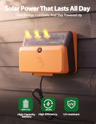 Solar Chicken Coop Door, Dual-Motor Lock, Triple Mode, USB Rechargeable | Independent Dual-Drive System, Precision Safety Logic, Reinforced ASA Structure, Stable Outdoor Performance In All Conditions