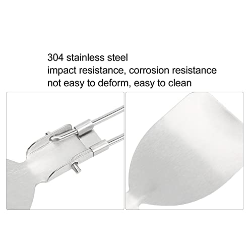 Foldable Camping Spatula, Titanium Spatula Frying Shovel with Folding Handle Food Turner for Outdoor Picnics Camping