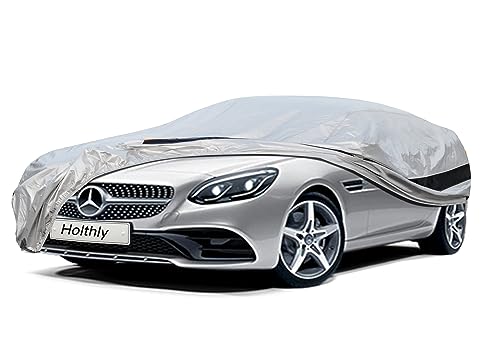 Coupe Car Cover Custom Fit Mercedes SLC-Class 2000-2025, Car Cover Waterproof All Weather for Automobiles, Sun Rain Dust UV Protection. (Ships from US Warehouse, Arrive Within 3-7 Days) - size: Custom Fit MERCEDES SLC-Class
