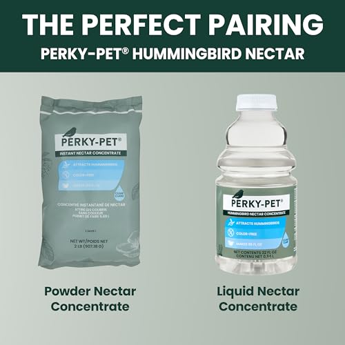 Perky-Pet Red Pinch-Waist Plastic Hummingbird Feeder, 8 oz Capacity | Built-in Bee Guards and Ant Moat for Outdoor Bird Feeding Station and Backyard Wildlife, Hummingbird Feeders for Outdoors - size: No Size