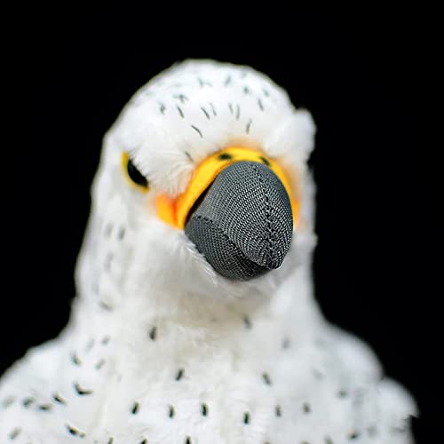 Simulation White Pigeon Stuffed Animal Toy - 10 inch Rock Pigeon Toys, Cute Pigeon as Gift for Kids (Spear Falcon) - style: Spear Falcon