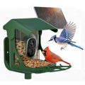 Bird Feeder with Camera Solar Powered, 4MP 2.5K Smart Outdoor Bird House Cam, Free AI Bird Species Identification, Live View & Playback, Instant Alerts, Bird Lovers Gift
