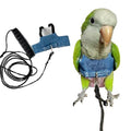 Bird Flight Harness Vest, Parrot Suit with Leash for Cockatiels Conures Budgies Lovebirds African Grey, Flying Clothes Rope and Handle Outdoor Activities Training (XX-Large)