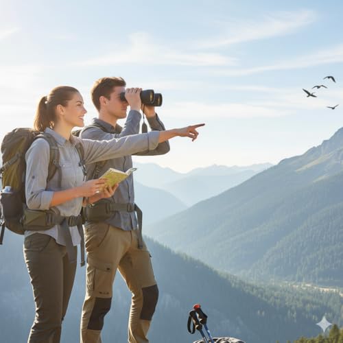 Barska 10-30x60 Gladiator Zoom Binoculars – Long Range Binoculars for Bird Watching, Stargazing & Hunting, Multi-Coated Lenses, Tripod Compatible