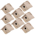 7" Wooden Hanging Wood Birdhouse by Make Market - Unfinished Hanging Birdhouse Made of 100% Wood, Outdoor Nesting Boxes - Bulk 8 Pack
