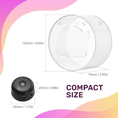 Bird Feeder with Camera Smart Backyard House Camera with Live View Instant Arrival Alerts Auto Capture Video Outside Wild Watching cam Gift for Bird Lovers