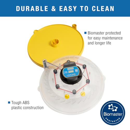 Brinsea Maxi 48 EX Egg Incubator with Automatic Turning & Humidity Control | 50+ years of trusted precision! Built-in automatic humidity, auto-turn & temp alarms take the stress out of hatching 48+ eggs