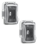 Bates Choice Weatherproof Electrical Outlet Cover, 2 Pack, 1-Gang, Outdoor Outlet Cover, Weatherproof, Outlet Cover Box - color: Clear, size: 2 Pack