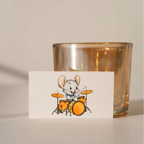 CHGCRAFT 4 Pcs Mouse Daily Pattern Clear Stamps Daisy and Music Silicone Stamp Seal for DIY Scrapbooking and Card Making Paper Craft Decor 6.3 × 4.3 Inch - style: Mouse