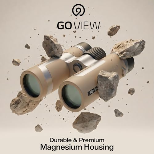ZOOMR 10x34 Binoculars for Adults, BAK4 Prism - Light Brown - color: Light Brown