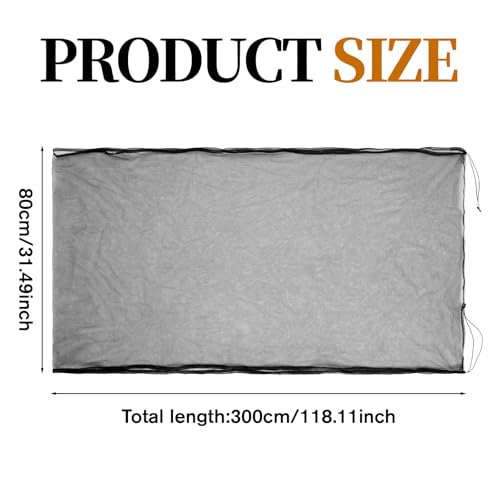 1 Pc Large Bird Cage Seed Cather, Bird Cage Cover 31 X 118 Inches Adjustable Birds Cages Skirt, Elastic Band Mesh Cages Cover for Parrot Seed Guard