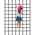 Climbing Cargo Net for Kids & Adults 70" x 150" Nylon Rope Climbing Net No Knots Safety Climbing Ladder Net for Outdoor Treehouse, Swing Set, Ninja Obstacle Course, Playground, Backyard Playset Black - color: Black - 70" X 150"