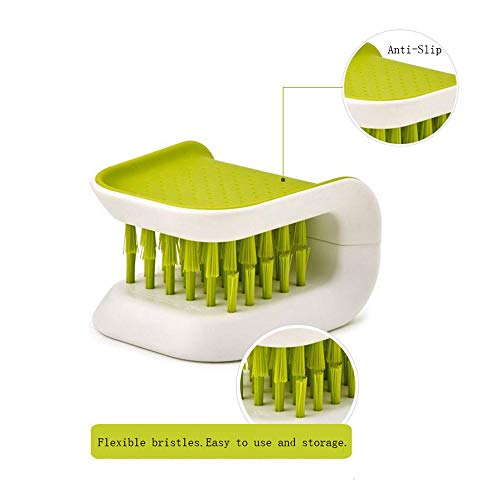 Blade Brush Knife Cleaner Non-Slip Cutlery Cleaner Brush Kitchen Washing Chopsticks Knife and Fork Brush