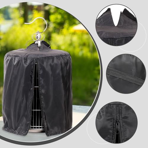 Bird Cage Cover, Dustproof Blackout Privacy Night Cover with Breathable Fabric, Universal Fit for Parakeets, Parrots, Lovebirds, Macaw(34cmx35cm) - size: 34cmx35cm
