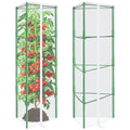 61x16.1 in Garden Tomato Plant Cover Netting for Tomato Cage | 2 Pack Durable Garden Bird Netting with Zipper & Drawstring, 61 x 16.1 In, Insect Barrier, Plant Covers from Insects Animals - size: 61inch