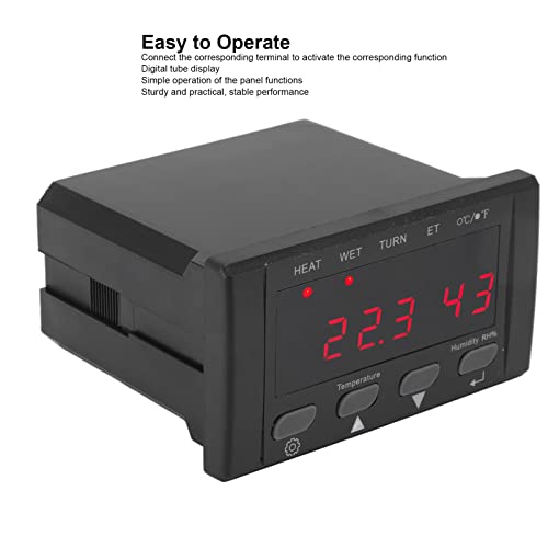 Digital Temperature Controller AC220V/110V Automatic Thermostat Incubator | Temp Humidity Controller for Greenhouse