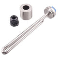 DERNORD 1.5" Inch (OD50.5mm) Tri-clamp Foldback Heating Element Stainless Steel Immersion Water Heater (240V 2500W) - size: 240V 2500W