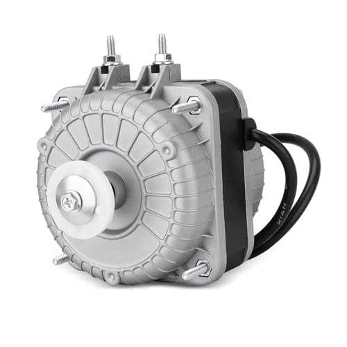 YZF10-20 Fan Motor AC 120V 10/55W 60HZ 1550rpm Shaded Pole Condenser Motor | Compatible with Atosa Avantco Refrigeration Equipment Freezer Radiator Evaporator, Small Ventilation Equipment
