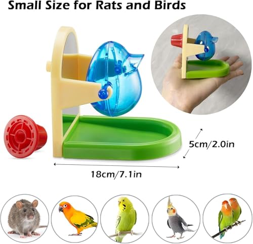 Rat Enrichment Foraging Toy, Intelligent Treat Dispensing Puzzle | Interactive Puzzle Design Inspires Natural Foraging Instincts, Slows Feeding Speed to Relieve Boredom and Anxiety for Rats - style: 1Pcs