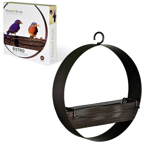 Mosaic Birds Bistro Bird Feeder, Copper, M439-200-C, 1 Piece - color: Copper