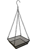 Hanging Bird Feeder Tray Platform Metal Mesh Seed Tray for Bird Feeding Outdoor Garden Decoration for Backyard Attracting Wildbirds