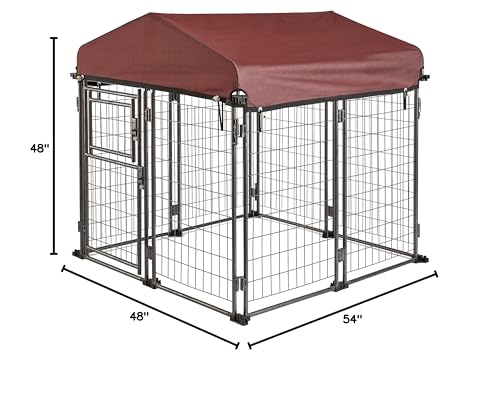 TWO by TWO Haven Expandable Kennel, Black, Medium