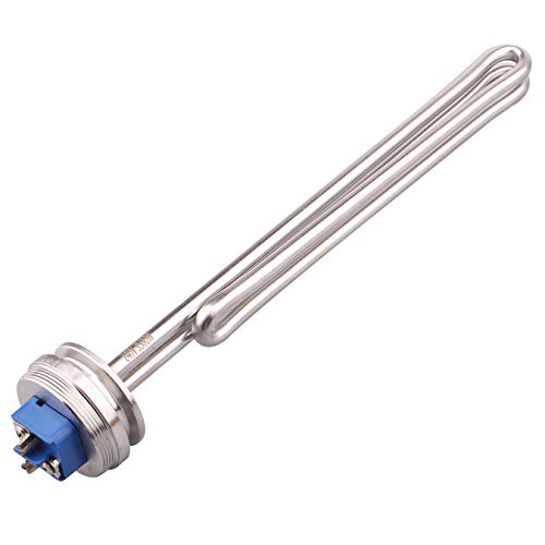 DERNORD 1.5" Inch (OD50.5mm) Tri-clamp Foldback Heating Element Stainless Steel Immersion Water Heater (240V 3500W) - size: 240V 3500W