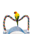 30‘’× 0.78’‘ Bird Rope Perch, Bird cage Accessories | Rope perches for Conures,Parrots,Cockatiel,Lovebird,Budgerigar,Parakeet perches Birds Standing