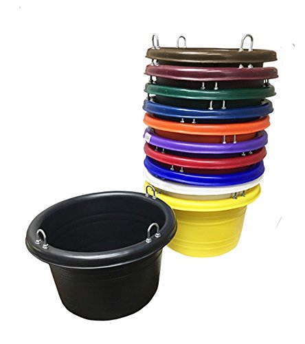 Horsemen's Pride 011 Jolly Pets Feed Tub, Red, One Size - color: Red, size: 18 Quarts