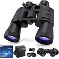 10-180x100 Zoom Binoculars for Adults, Day/Low Light Night Vision | High Powered Binoculars with BAK4 & FMC Lens, Waterproof Fogproof for Hunting Birdwatching Travel Sport Concert Gift for Men
