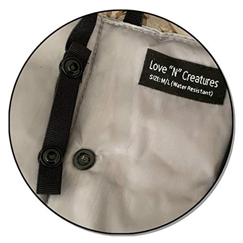 LoveNCreatures – Water Resistant - Chicken Saddle Jacket (6 Apron Pack) Hen Supplies w/Over The Wing Poultry Feather Saver | Hackle to Tail Safety Pad & Pecking Protection Vest Medium/Large Breeds - color: MULTI