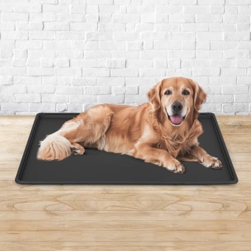 CAPHAUS 46.8" Replacement Tray for 48” Dog Crate, Durable, Multi-Purpose Plastic Bottom Pan for Pet Kennels, Easy to Clean & Install - color: Tray Only, size: Large
